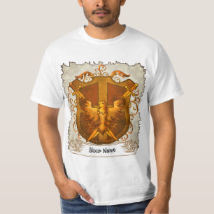 Camiseta Escudo de Armas de la Familia Phoenix Apellido