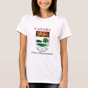 Camiseta Escudo de armas de la Isla del Príncipe Eduardo