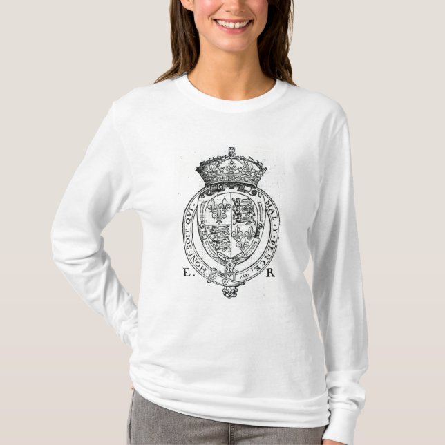 Camiseta Escudo de armas de la reina Elizabeth I (Anverso)