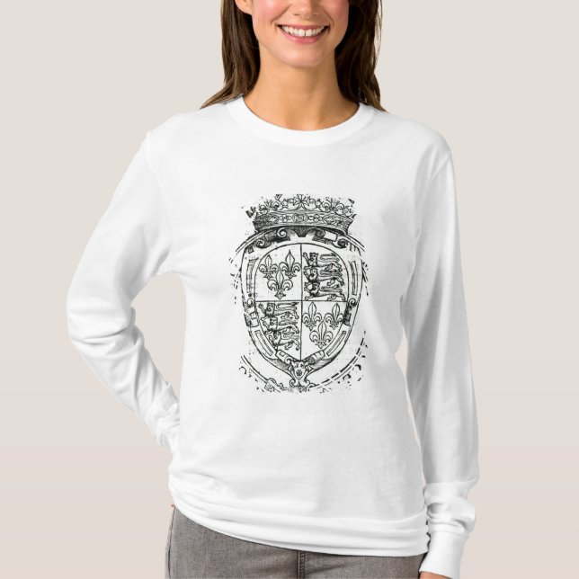 Camiseta Escudo de armas de la reina Elizabeth I (Anverso)