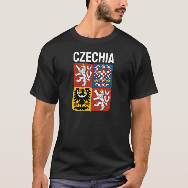 Camiseta Escudo de armas de la República Checa (Anverso)