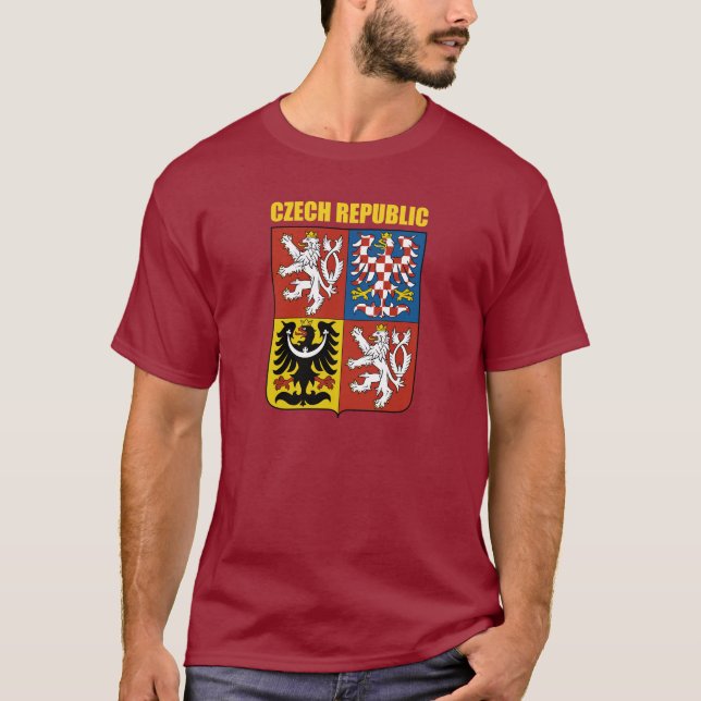 Camiseta Escudo de armas de la República Checa (Anverso)