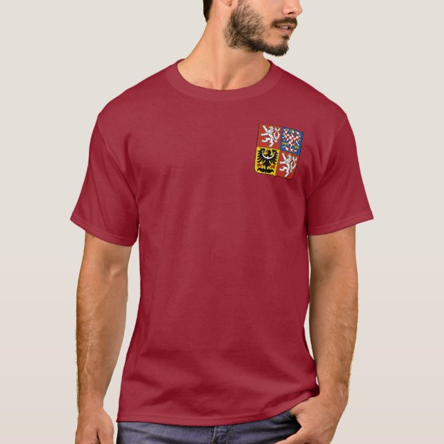 Camiseta Escudo de armas de la República Checa (Anverso)
