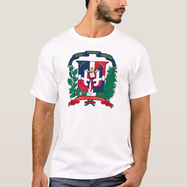Camiseta Escudo de armas de la República Dominicana (Anverso)