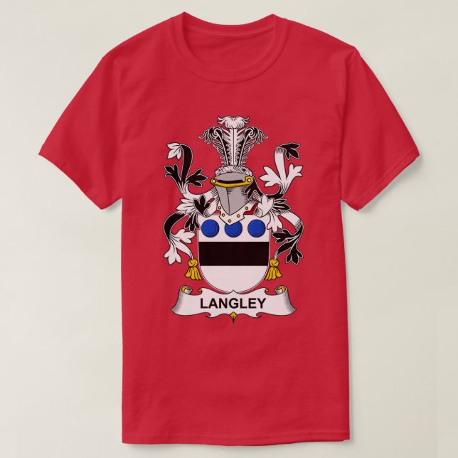 Camiseta Escudo de armas de Langley (Diseño del anverso)