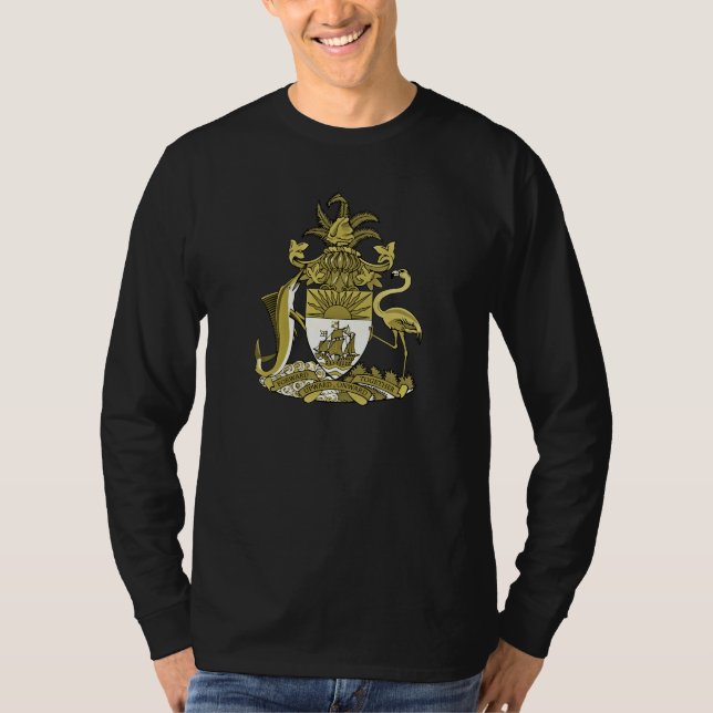 Camiseta Escudo de armas de las Bahamas (Anverso)