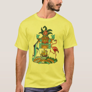 Camiseta Escudo de armas de las Bahamas (Nassau, Freeport, 
