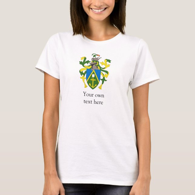 Camiseta Escudo de armas de las islas de Pitcairn (Anverso)
