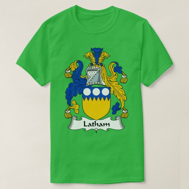 Camiseta Escudo de armas de Latham (Diseño del anverso)