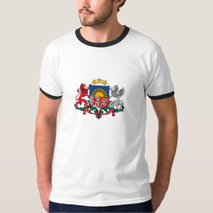 Camiseta Escudo de armas de Letonia