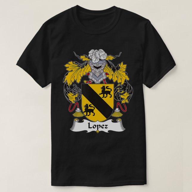 Camiseta Escudo de armas de López - Crest T-Shirt (Diseño del anverso)