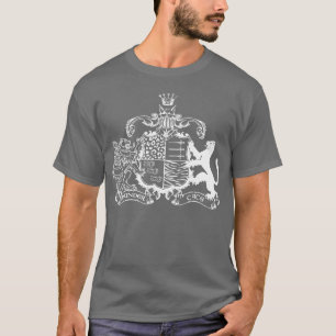 Camiseta escudo de armas de los T-gatos - blanco