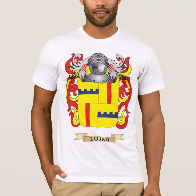 Camiseta Escudo de armas de Lujan (escudo de la familia) (Anverso)