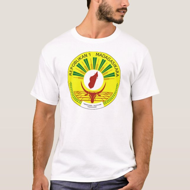 Camiseta Escudo de armas de Madagascar (Anverso)