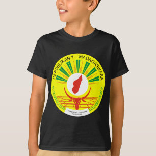 Camiseta Escudo de armas de Madagascar