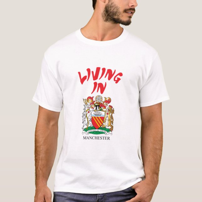 Camiseta Escudo de armas de Mánchester (Anverso)