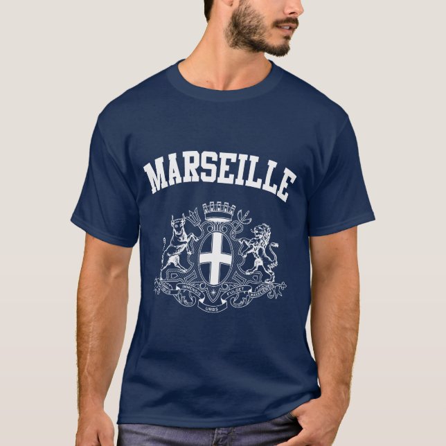 Camiseta Escudo de armas de Marsella (Anverso)