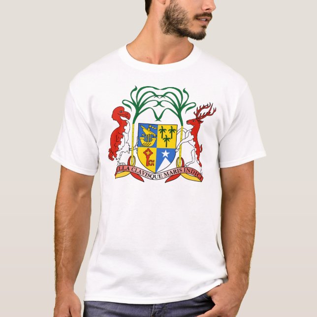 Camiseta Escudo de armas de Mauricio (Anverso)