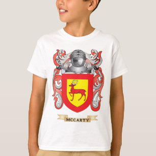 Camiseta Escudo de armas de McCarty (escudo de la familia)