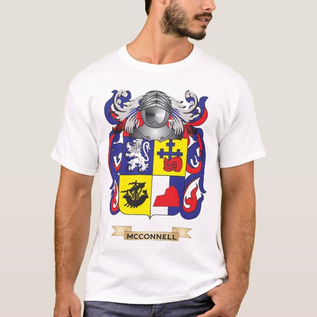 Camiseta Escudo de armas de McConnell (escudo de la (Anverso)