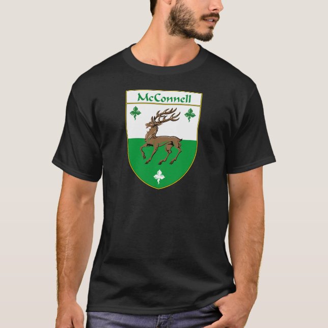 Camiseta Escudo de armas de McConnell/escudo de la familia (Anverso)