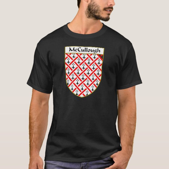 Camiseta Escudo de armas de McCullough/escudo de la familia (Anverso)