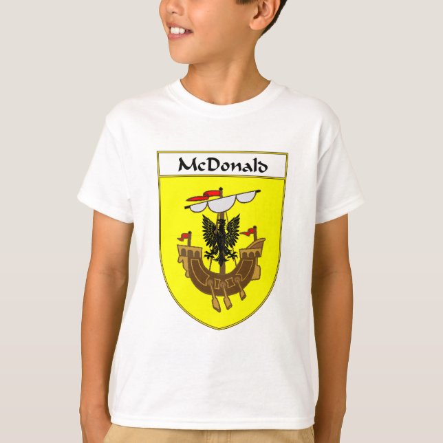Camiseta Escudo de armas de McDonald (Anverso)