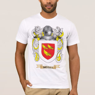 Camiseta Escudo de armas de McGill (escudo de la familia)