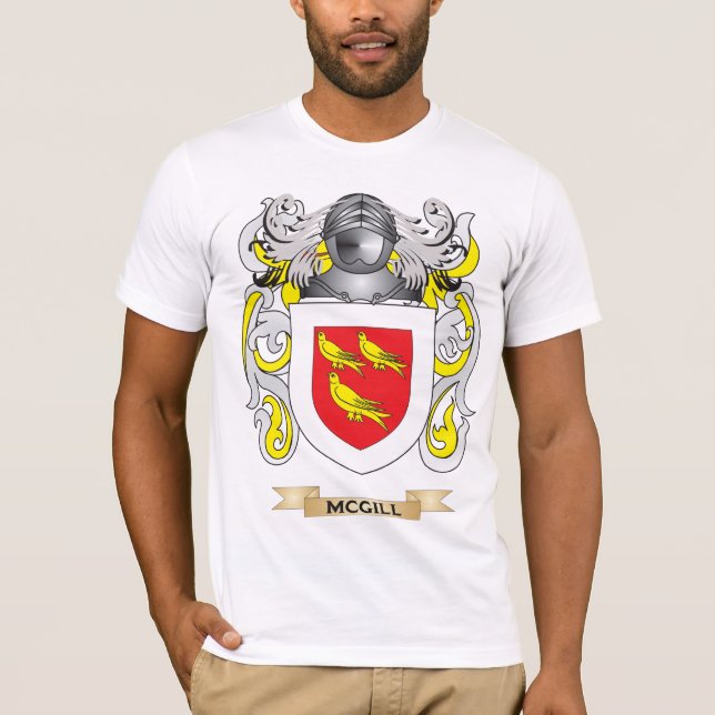 Camiseta Escudo de armas de McGill (escudo de la familia) (Anverso)