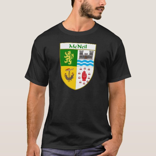 Camiseta Escudo de armas de McNeil/escudo de la familia (Anverso)