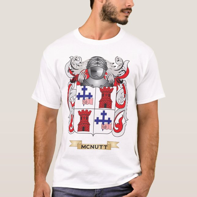 Camiseta Escudo de armas de McNutt (escudo de la familia) (Anverso)