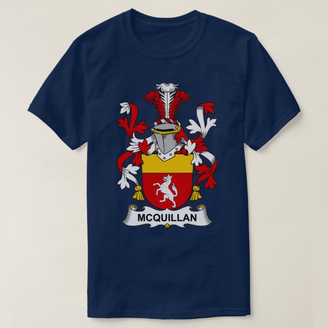Camiseta Escudo de armas de McQuillan (Diseño del anverso)