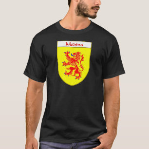 Camiseta Escudo de armas de Medina/escudo de la familia