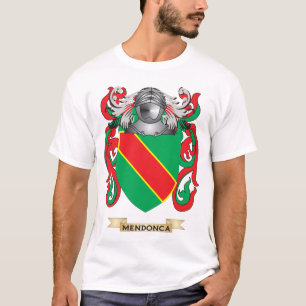 Camiseta Escudo de armas de Mendonca (escudo de la familia)