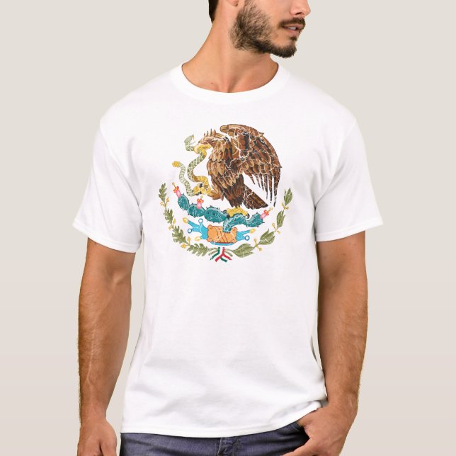 Camiseta Escudo de armas de México (Anverso)