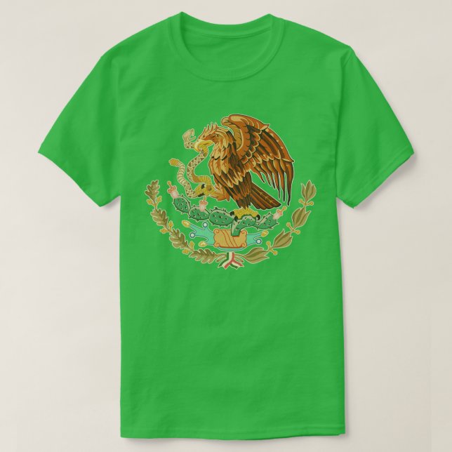 Camiseta Escudo de armas de México con problemas de cosecha (Diseño del anverso)