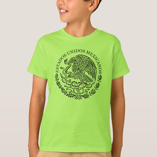Camiseta Escudo de armas de México T-Shirt (Anverso)