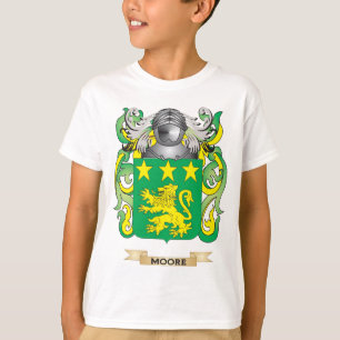 Camiseta Escudo de armas de Moore (escudo de la familia)