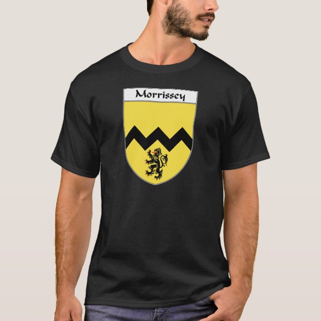 Camiseta Escudo de armas de Morrissey/escudo de la familia (Anverso)