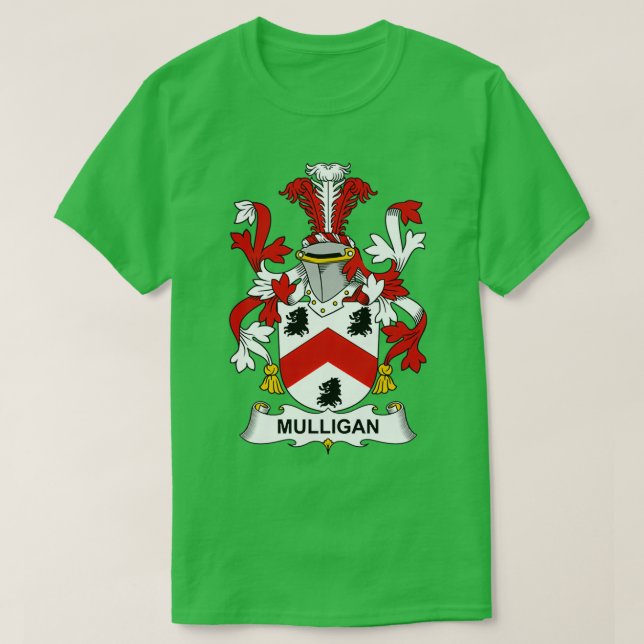 Camiseta Escudo de armas de Mulligan (Diseño del anverso)