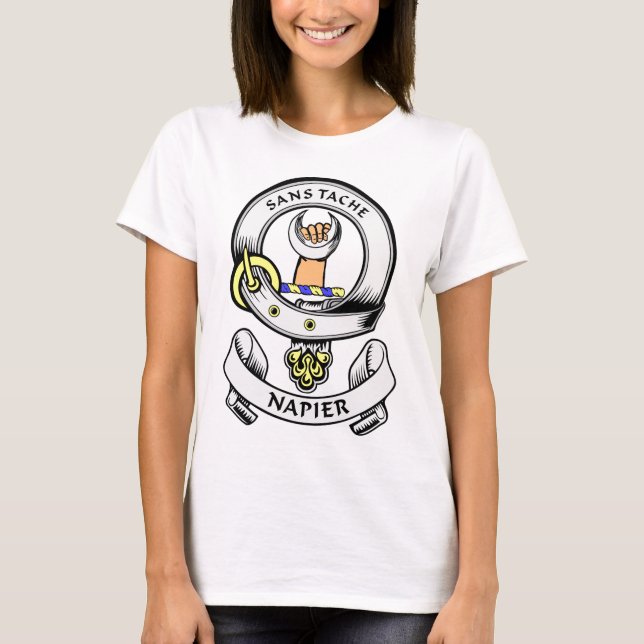 Camiseta Escudo de armas de NAPIER (Anverso)