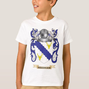 Camiseta Escudo de armas de Needham (escudo de la familia)