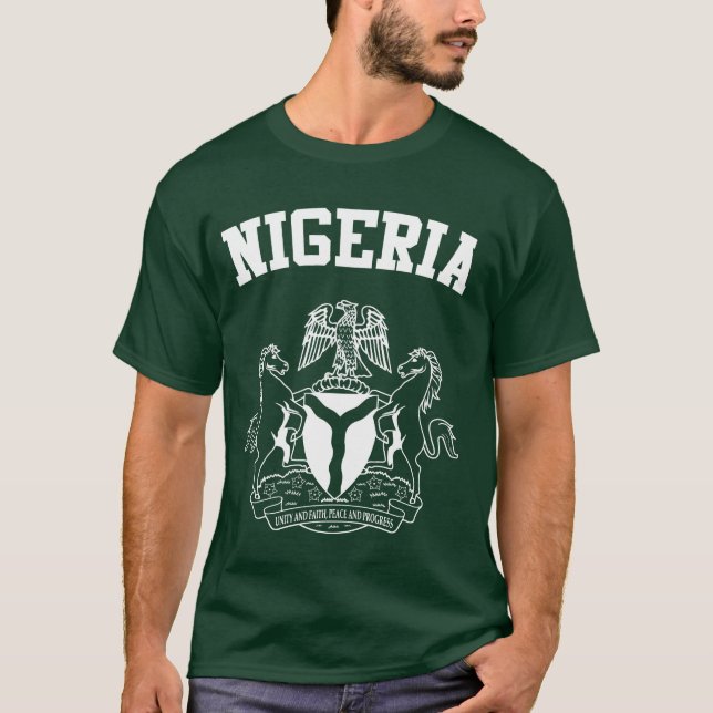 Camiseta Escudo de armas de Nigeria (Anverso)