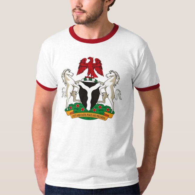 Camiseta Escudo de armas de Nigeria (Anverso)