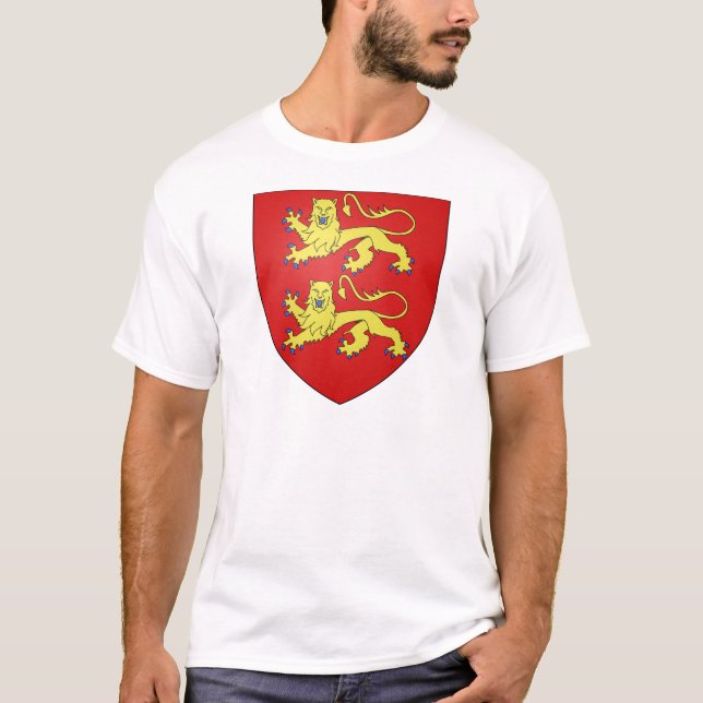 Camiseta Escudo de armas de Normandía (Francia) (Anverso)