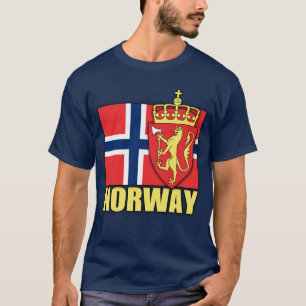 Camiseta Escudo de armas de Noruega