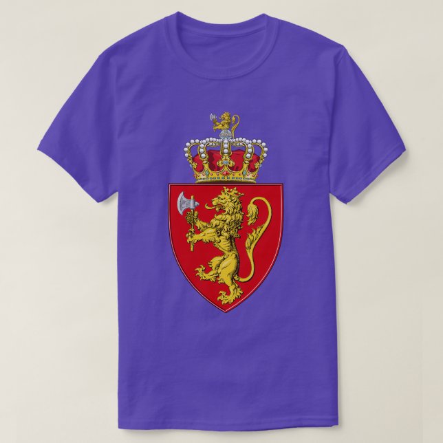 Camiseta Escudo de armas de Noruega 2 (Diseño del anverso)