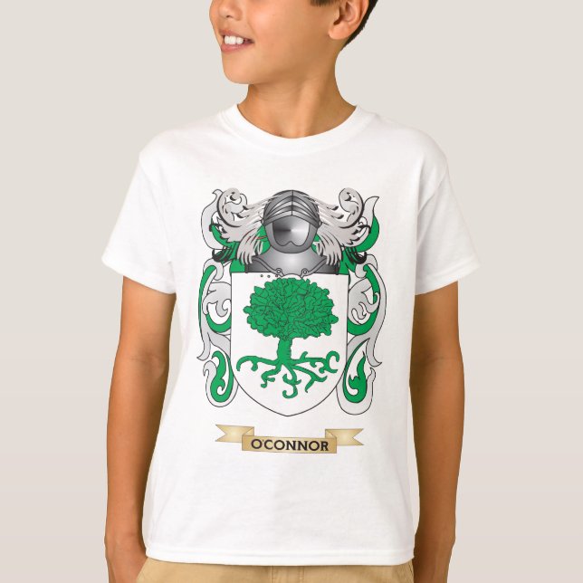 Camiseta Escudo de armas de O'Connor (escudo de la familia) (Anverso)