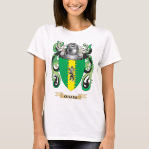 Camiseta Escudo de armas de O'Hara (escudo de la familia)