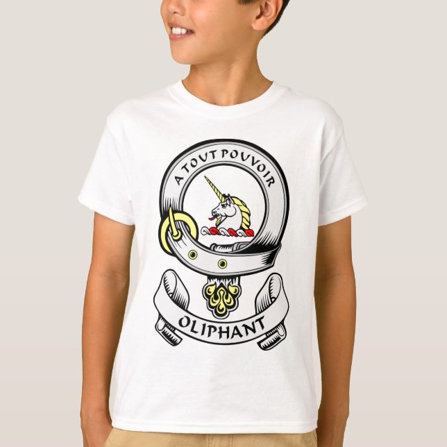 Camiseta Escudo de armas de OLIPHANT (Anverso)